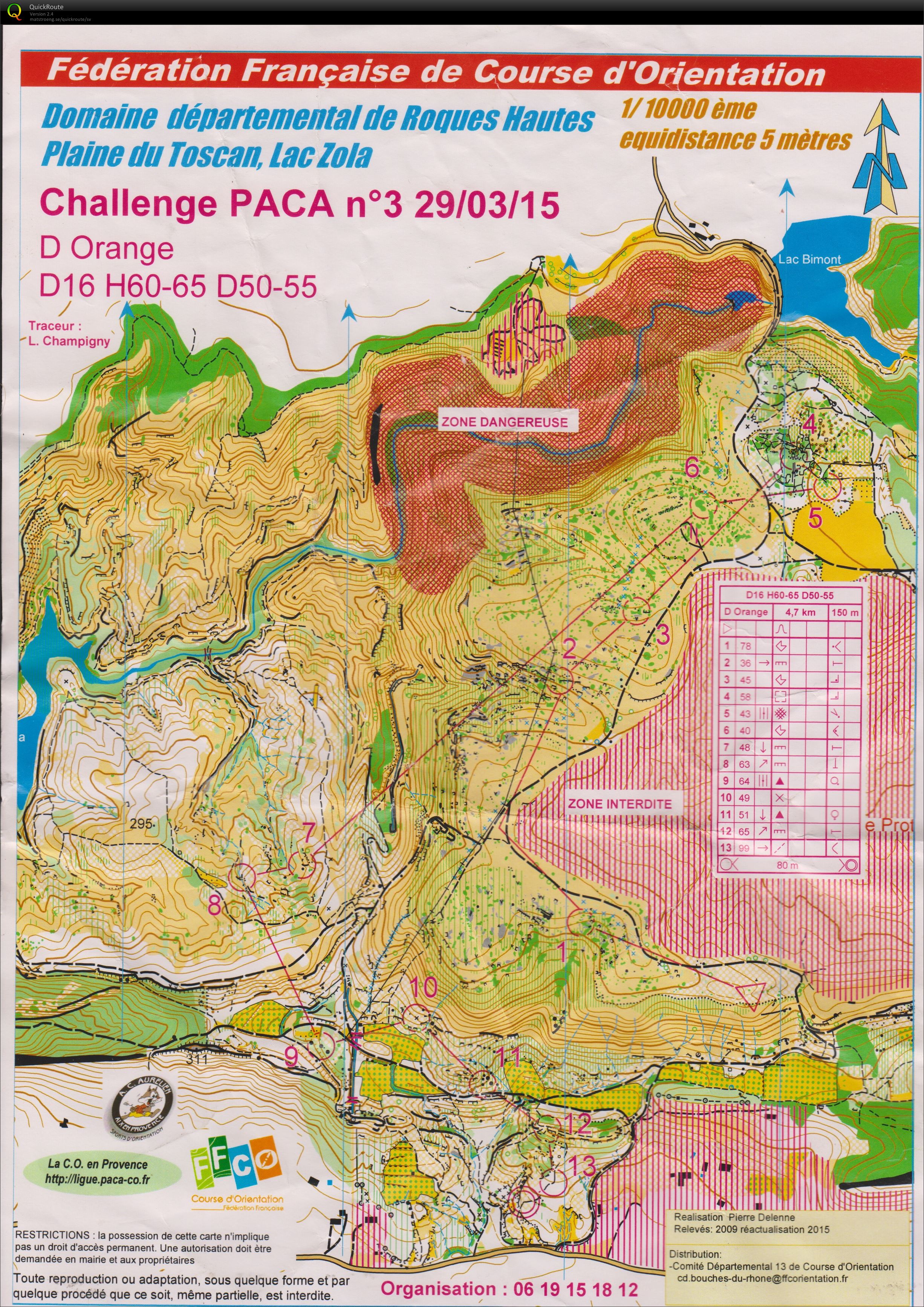 Challenge PACA no 3 (29.03.2015)