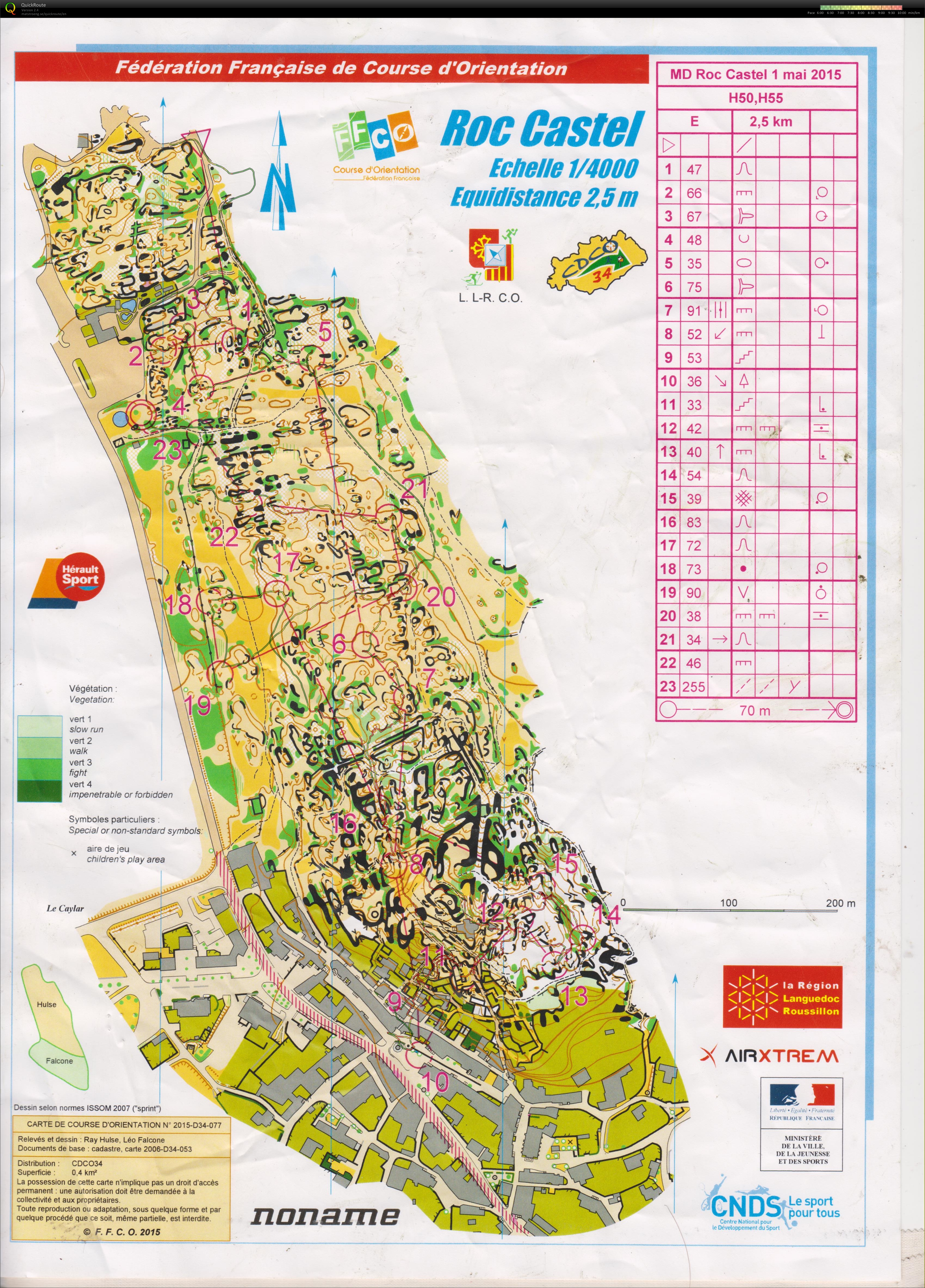 Nationale SO Larzac H50 - Day 1 - Le Caylar (01/05/2015)