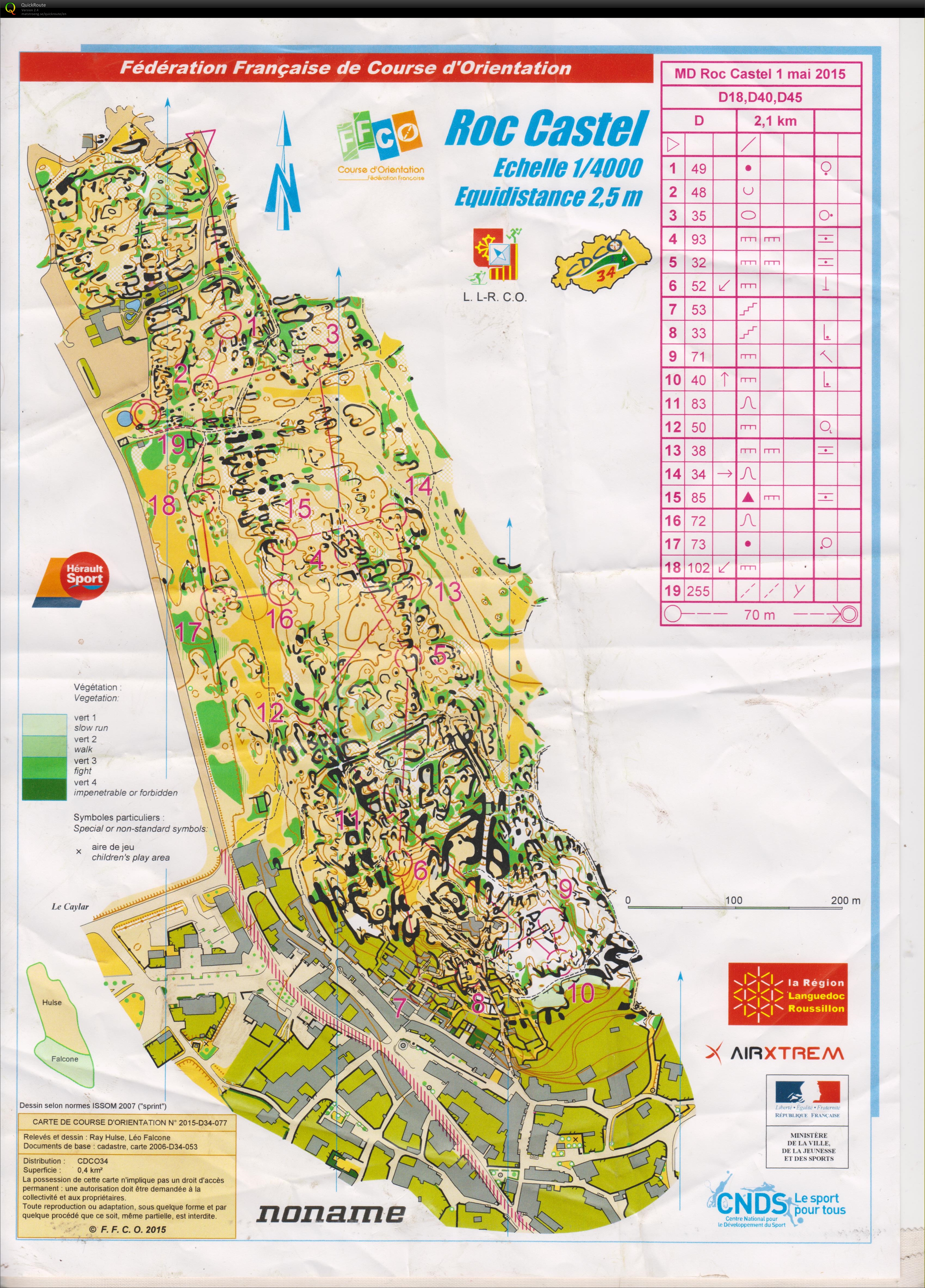 Nationale SO Larzac D18 - Day 1 - Le Caylar (2015-05-01)