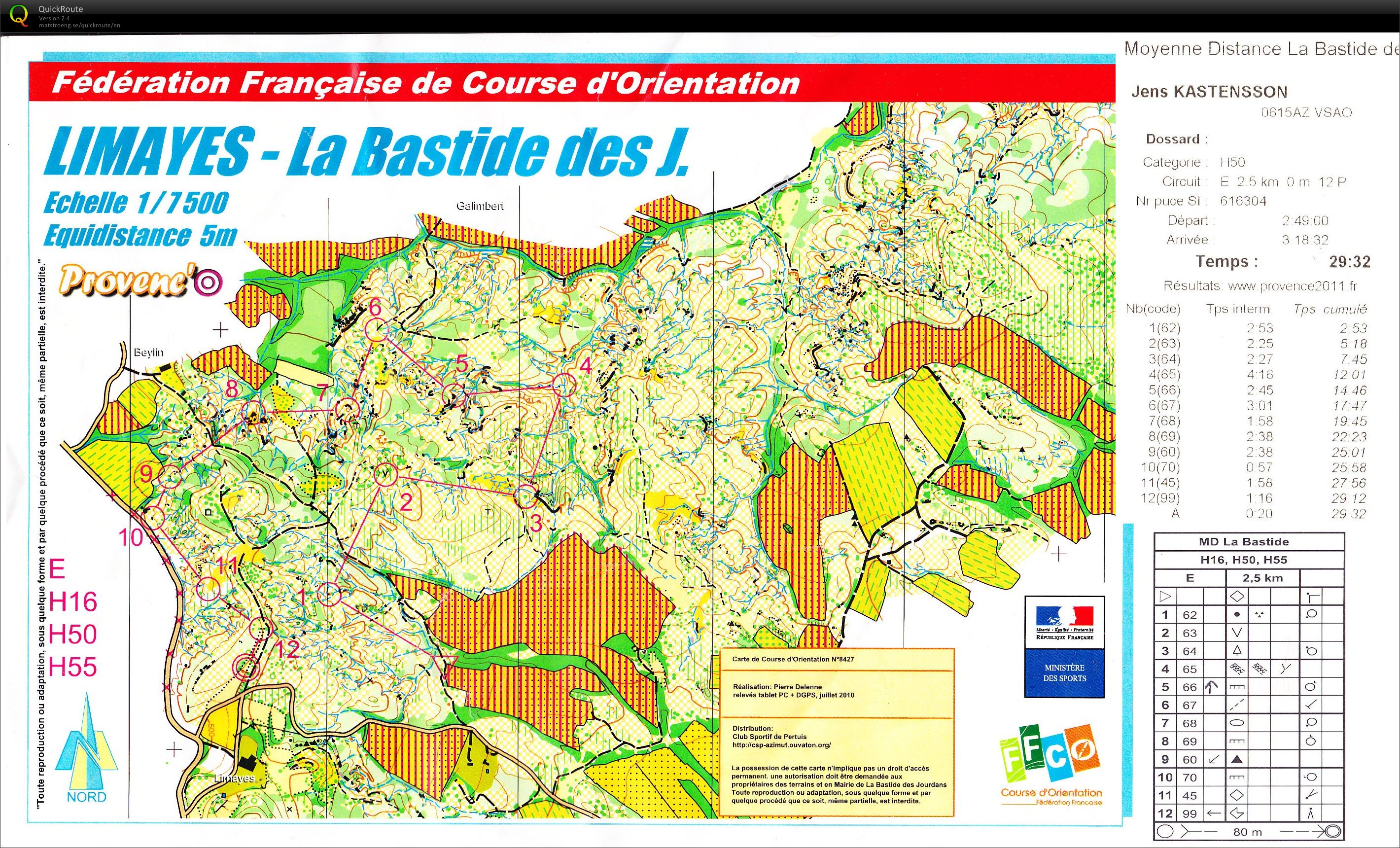 Nationale south-east Day 1 - Middle - H50 (19/05/2012)